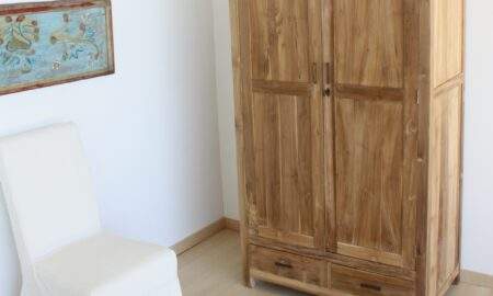 armadio linear teak 2 ante